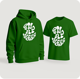 T-shirts and sweatshirts